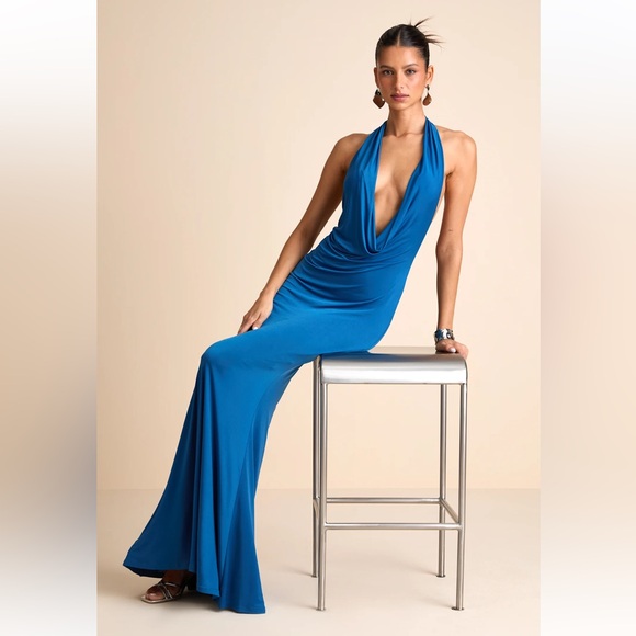 Lulus Dresses & Skirts - Lulu's Vibrant Blue Dress